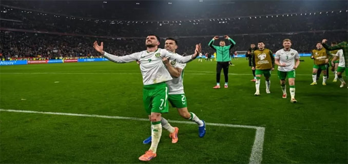 Irlandia Lolos Dramatis ke Playoff Kualifikasi Piala Dunia 2026