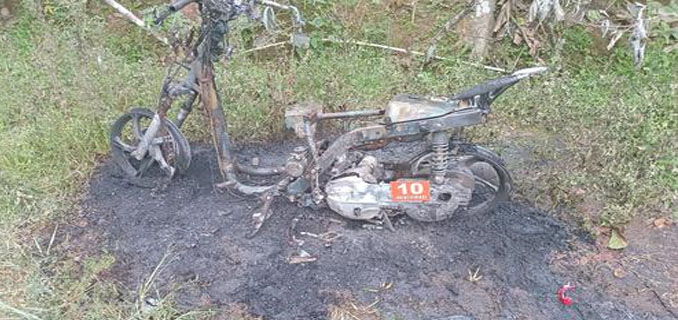 Maling di Pati Nyaris Diamuk Massa, Motornya Dibakar