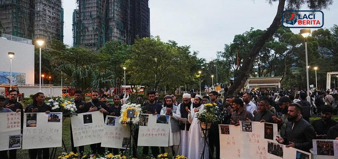 Hong Kong Bersatu Mengenang Korban Kebakaran Wang Fuk Court