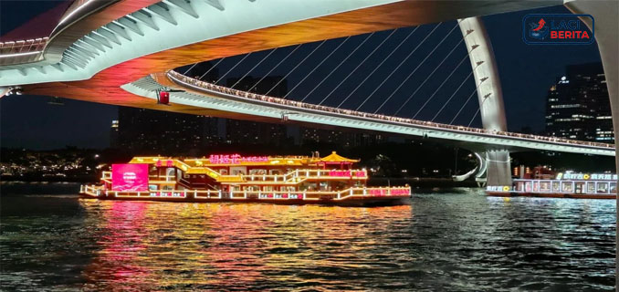 Menikmati Gemerlap Guangzhou dari Night Cruise Sungai Mutiara