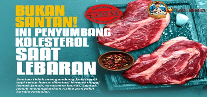Deretan Penyumbang Kolesterol Saat Lebaran Santan Tak Termasuk!